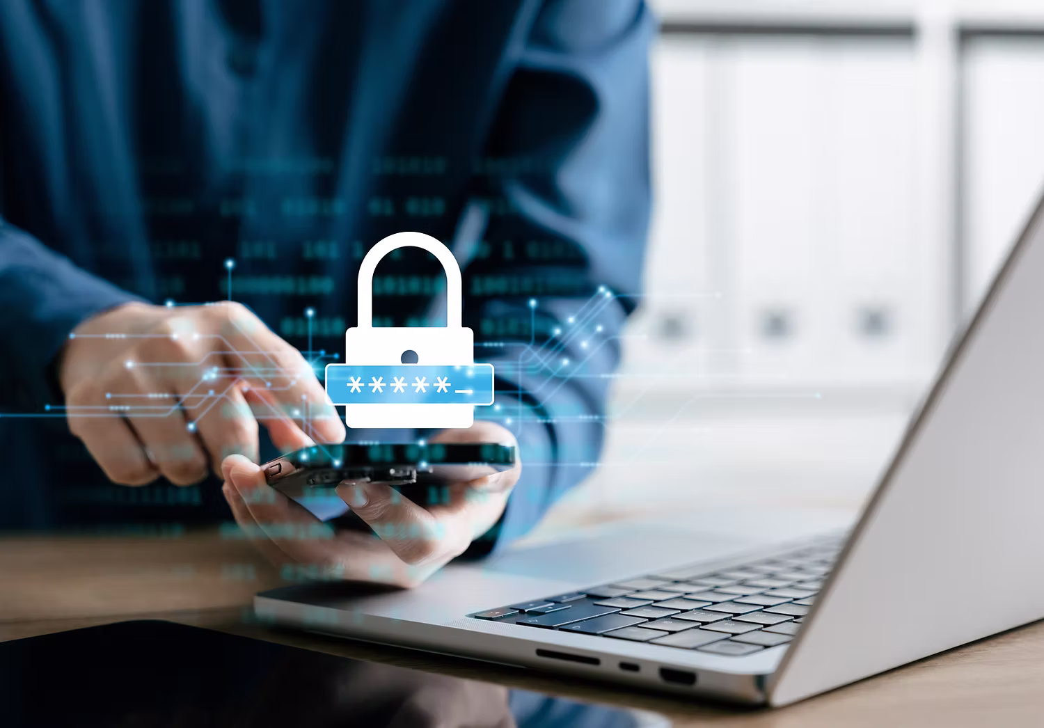 Encrypted credential illustration